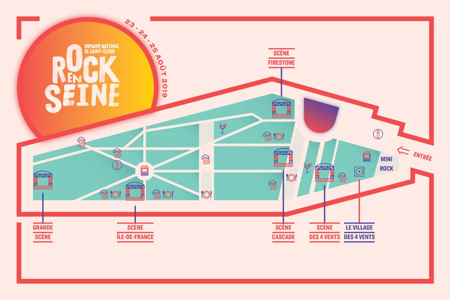 Le site du festival se transforme ! Rockenseine